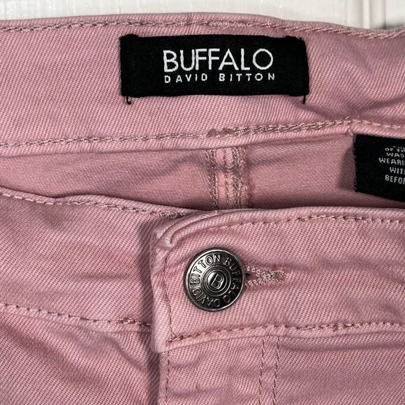 Buffalo David Britton Sz 12 / 32 Havana Pink Colored Jeans - Picture 5 of 10